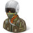 Occupations Pilot Military Male Dark Icon